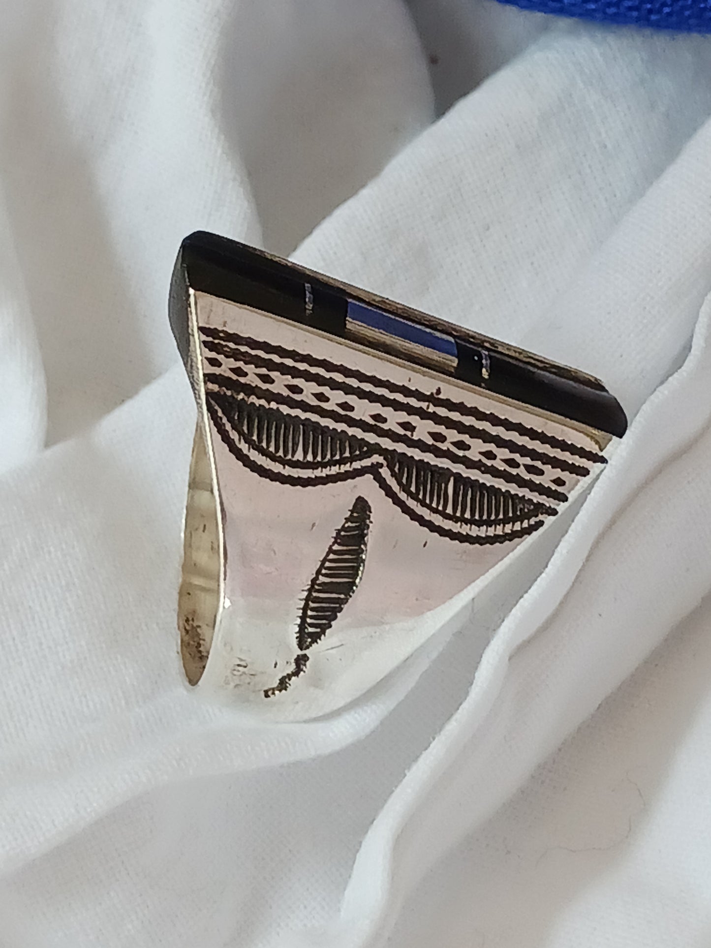 Bague touareg en argent massif