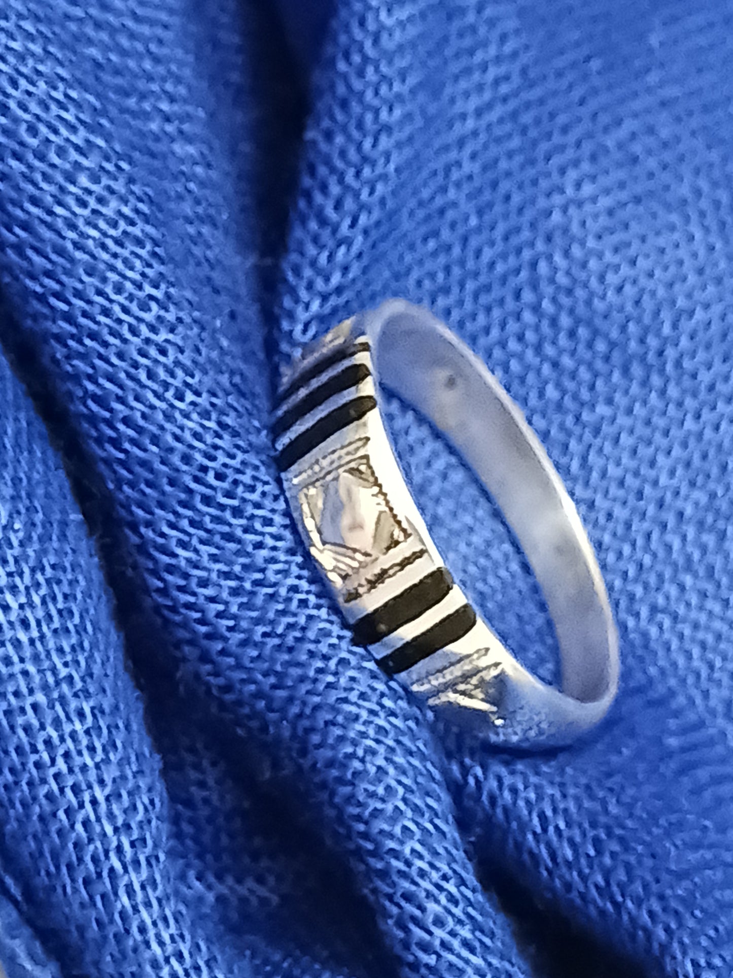 Bague touareg en argent massif