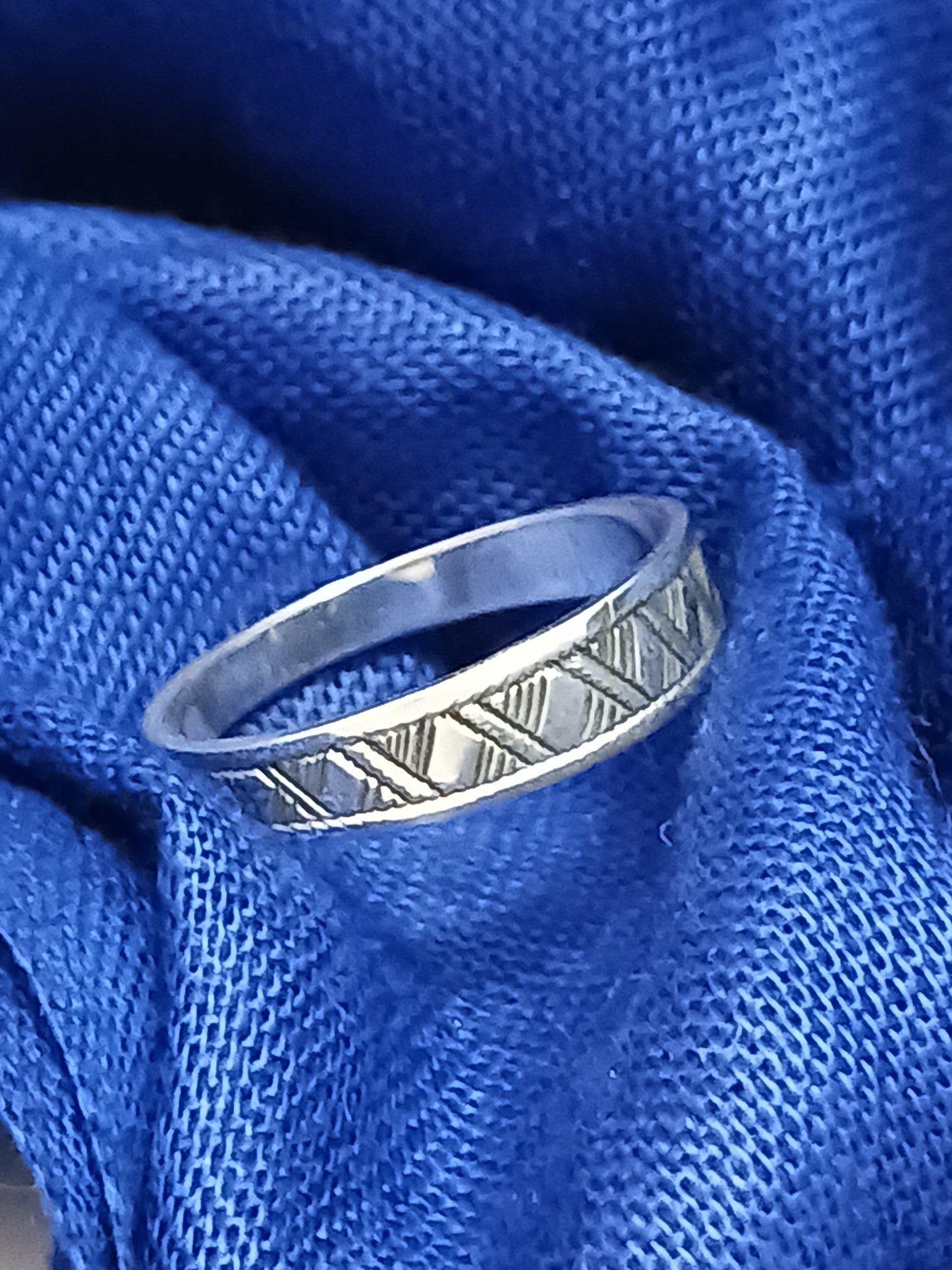 Bague touareg en argent massif