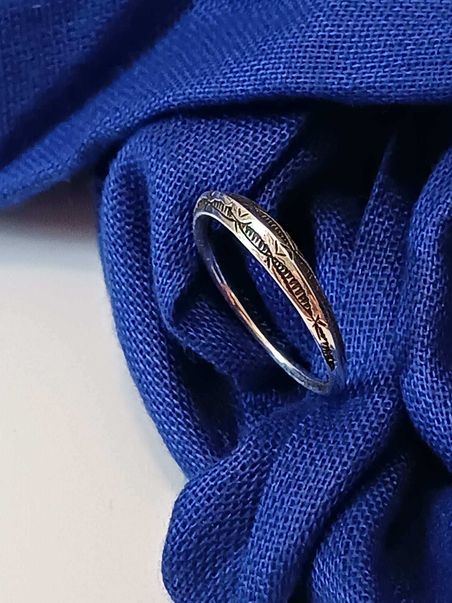 Bague touareg en argent massif