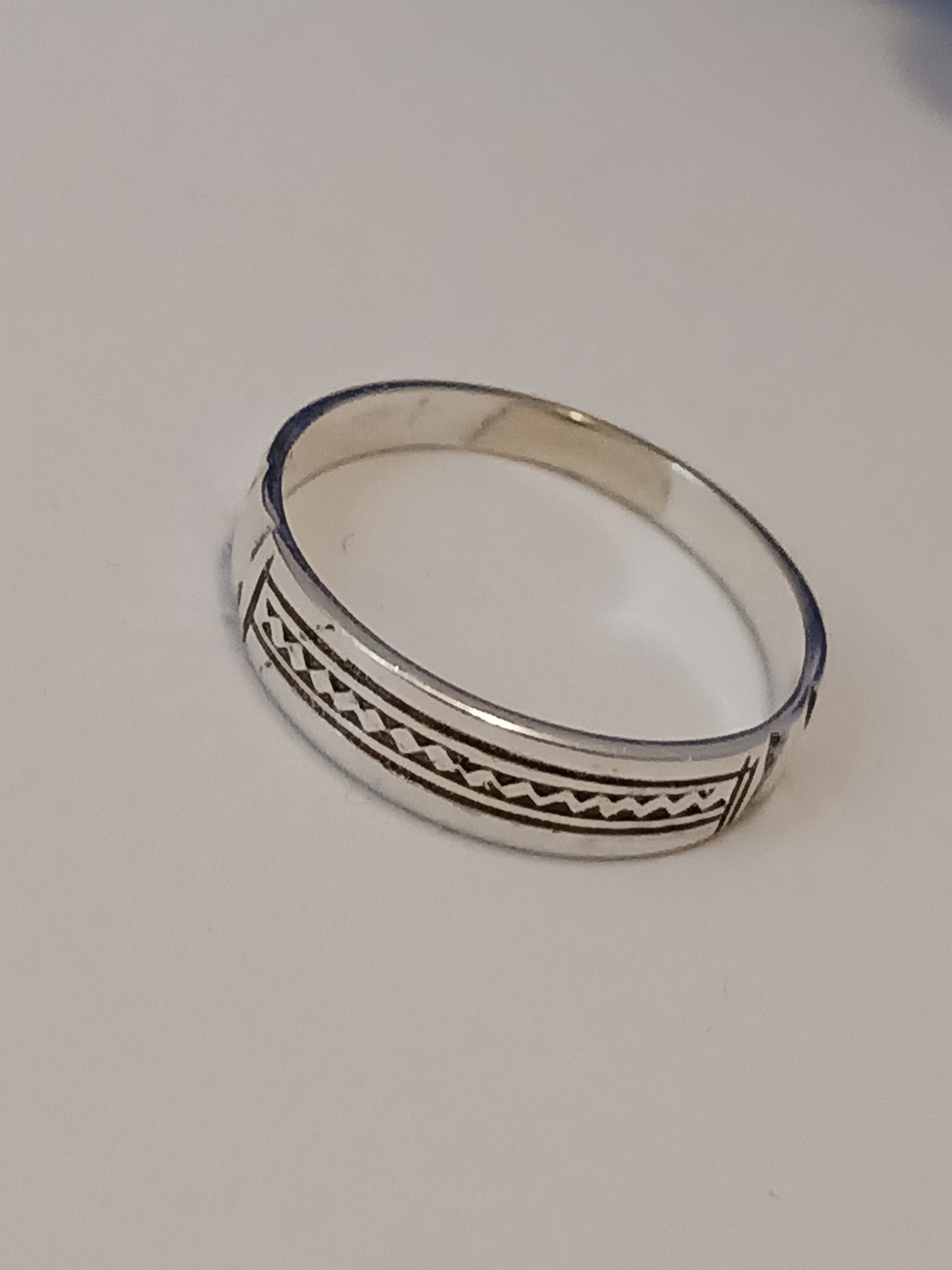 Bague touareg en argent massif