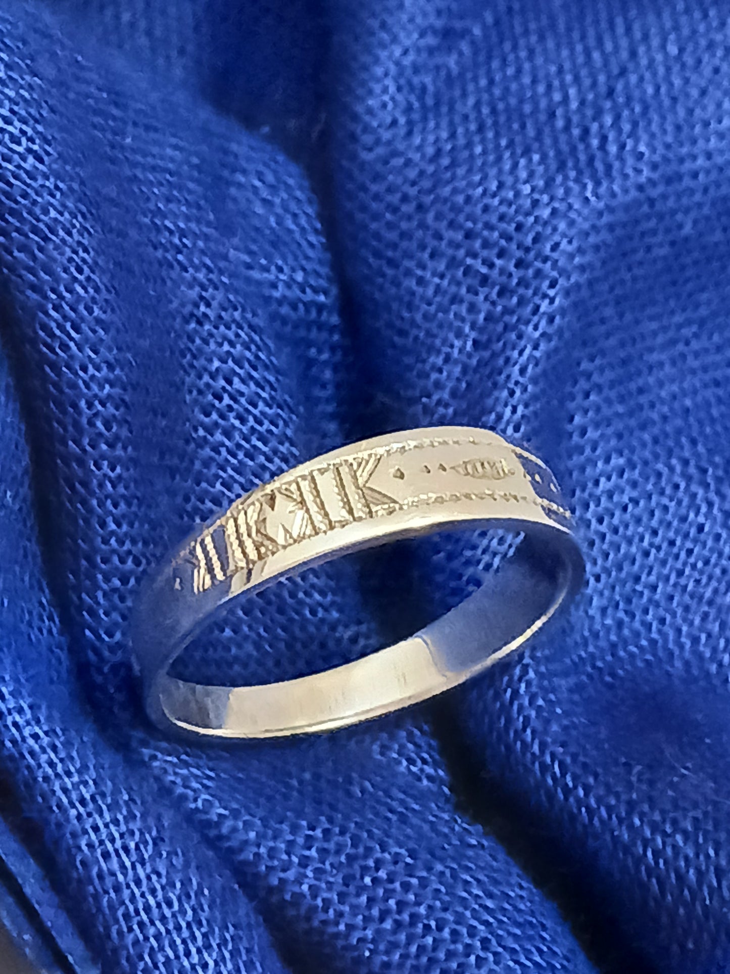 Bague touareg en argent massif