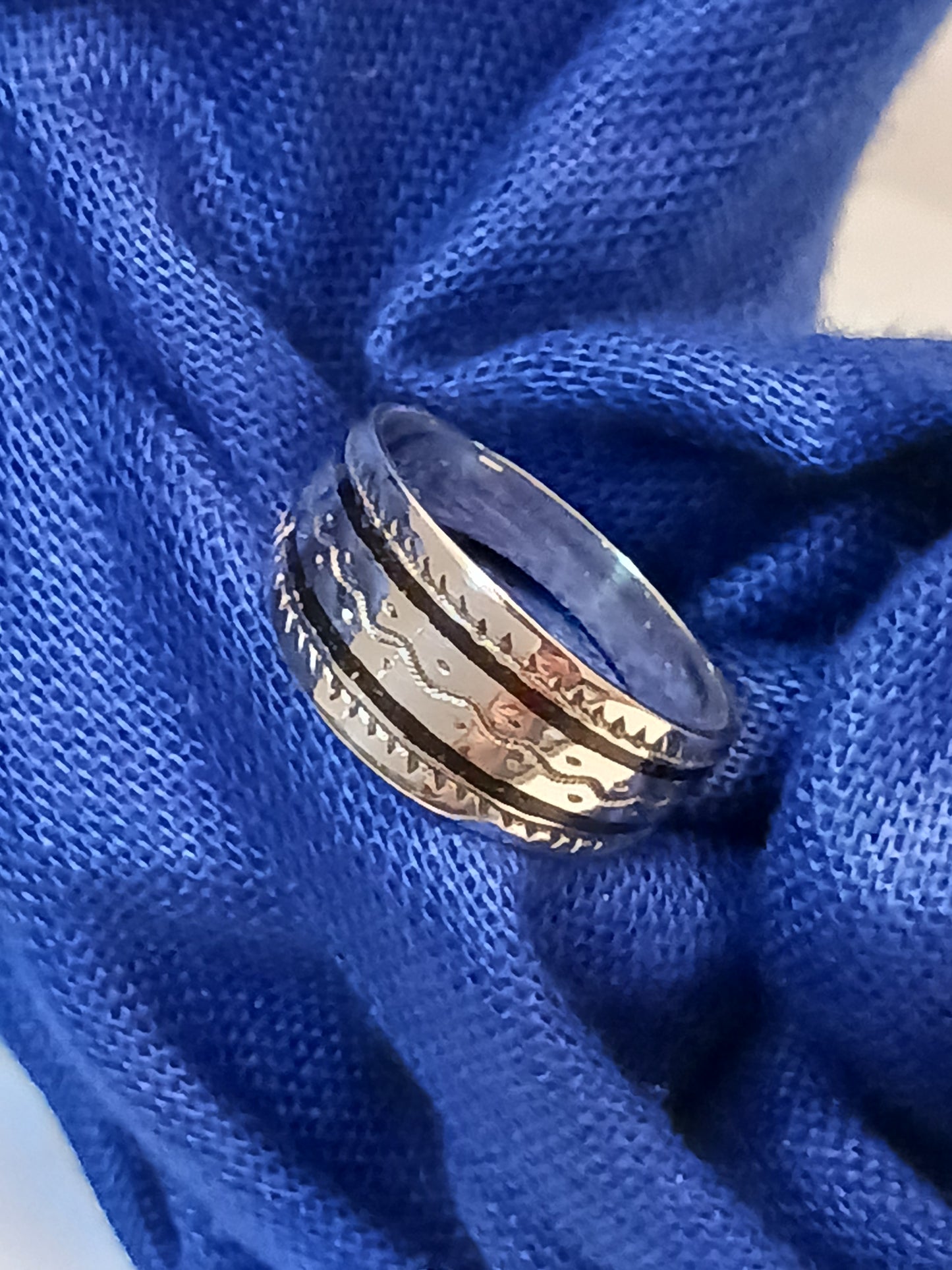 Bague touareg en argent massif