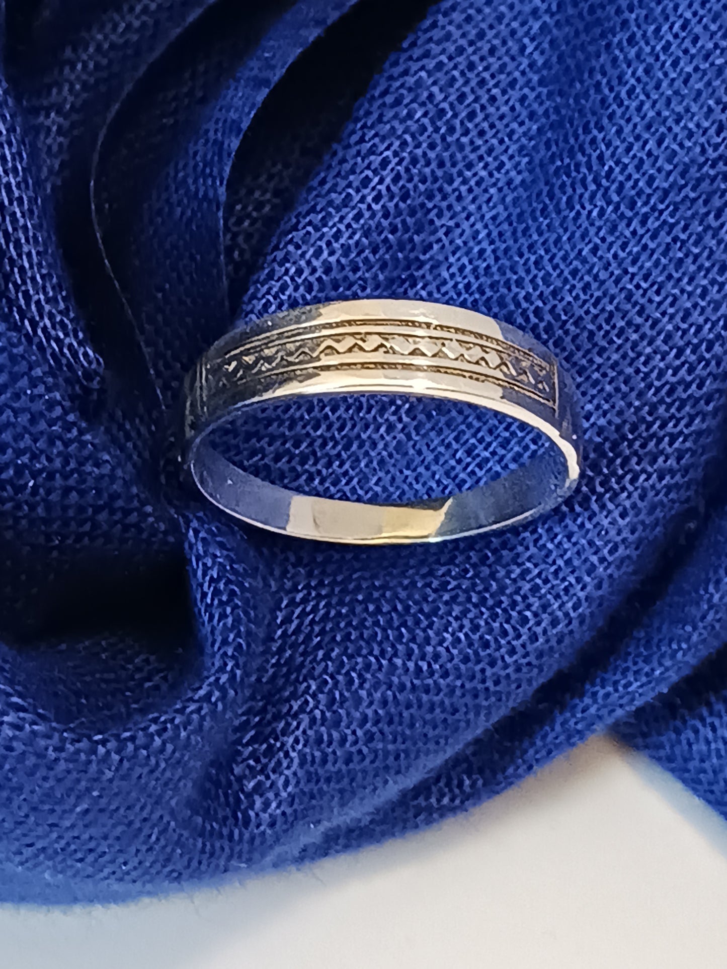 Bague touareg en argent massif