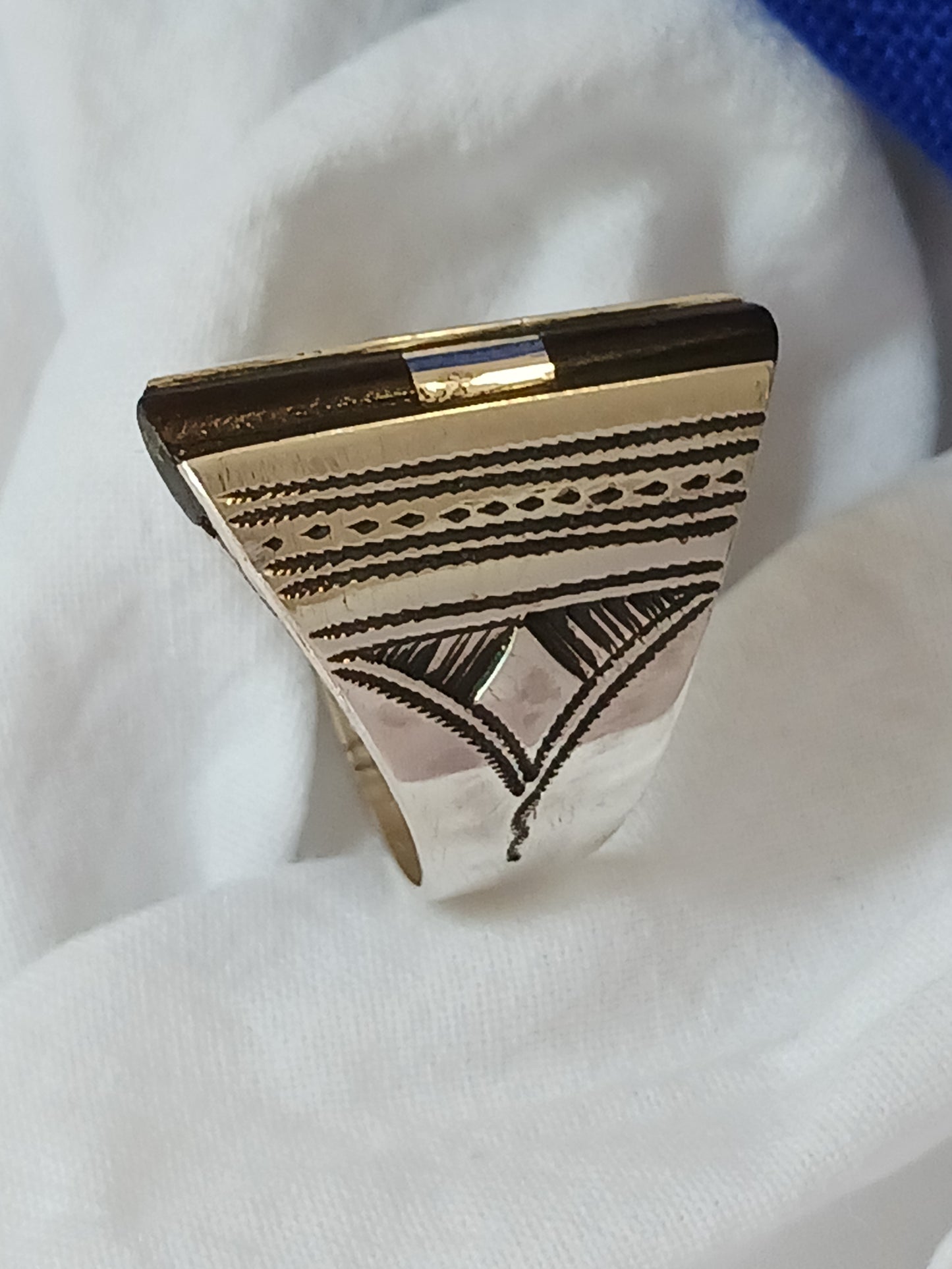 Bague touareg en argent massif