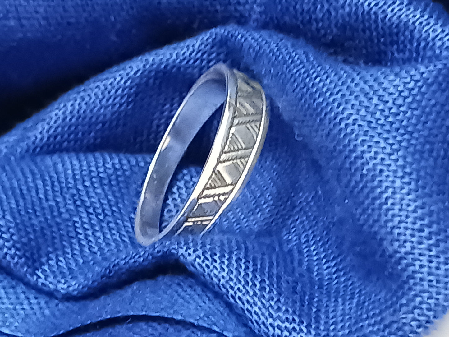 Bague touareg en argent massif