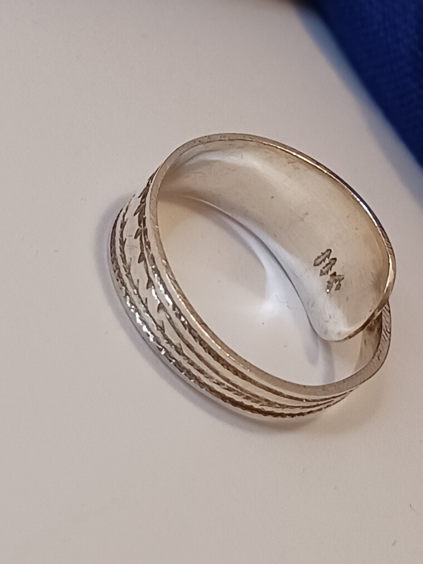 Bague touareg en argent massif
