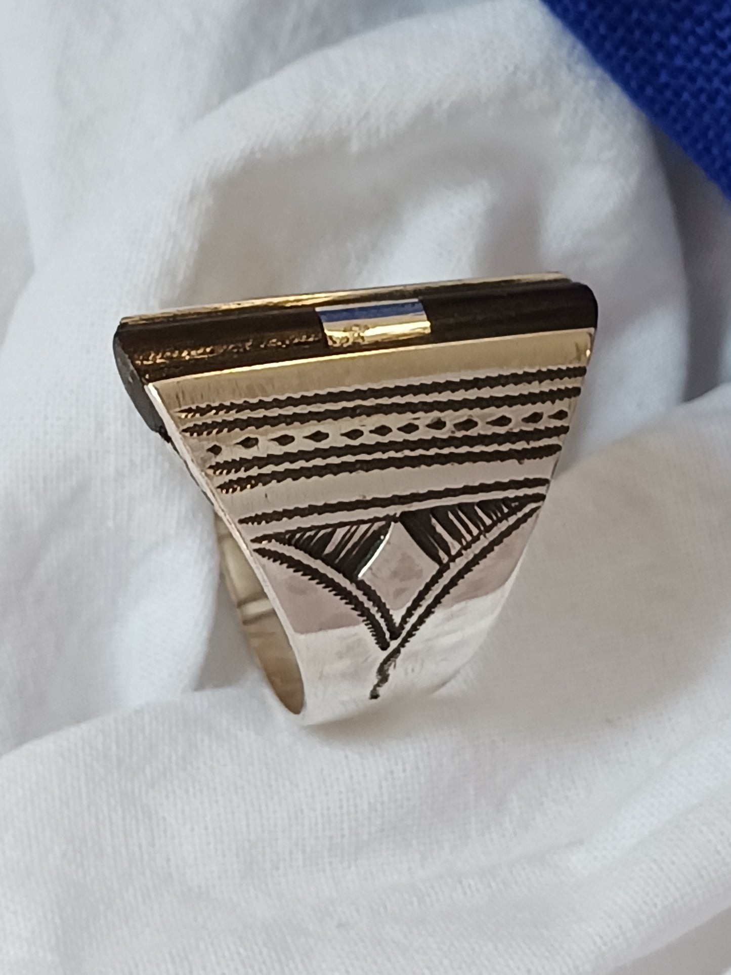 Bague touareg en argent massif