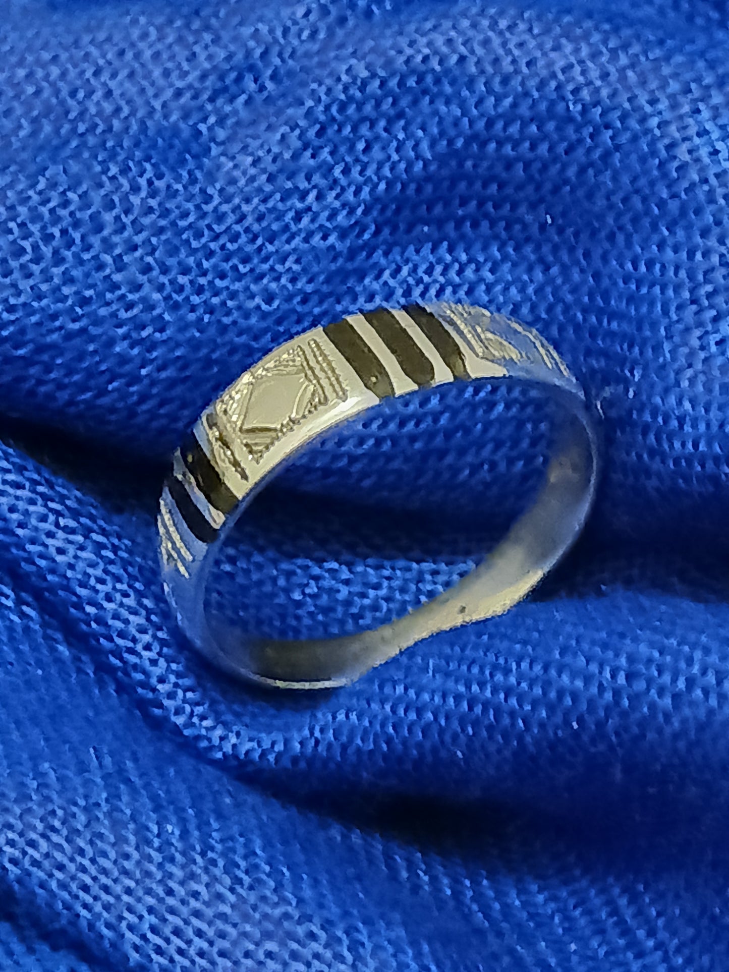 Bague touareg en argent massif
