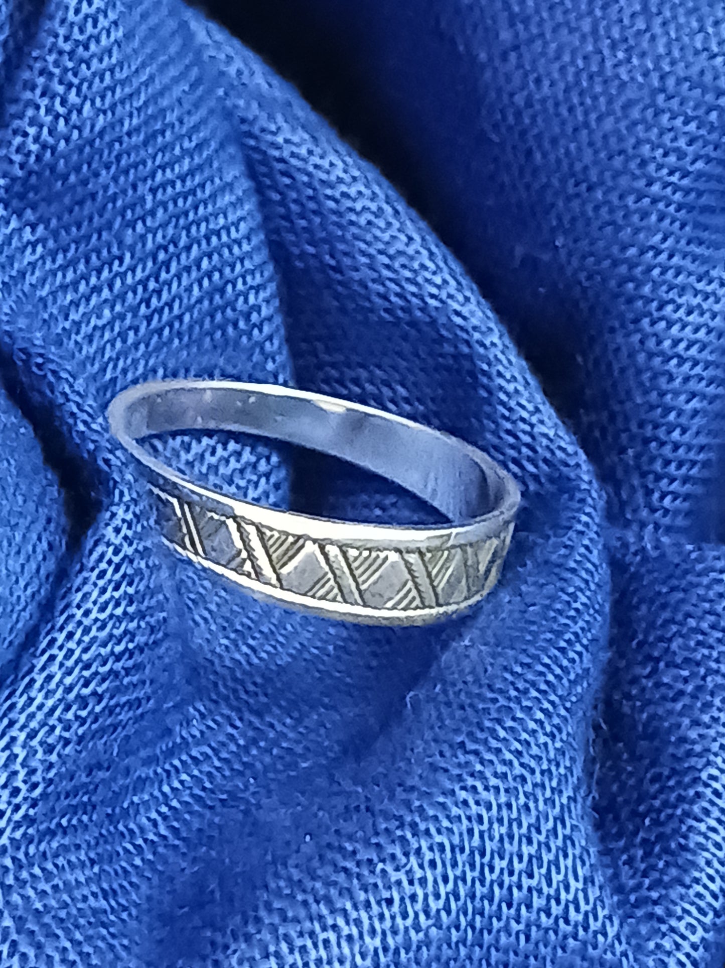 Bague touareg en argent massif