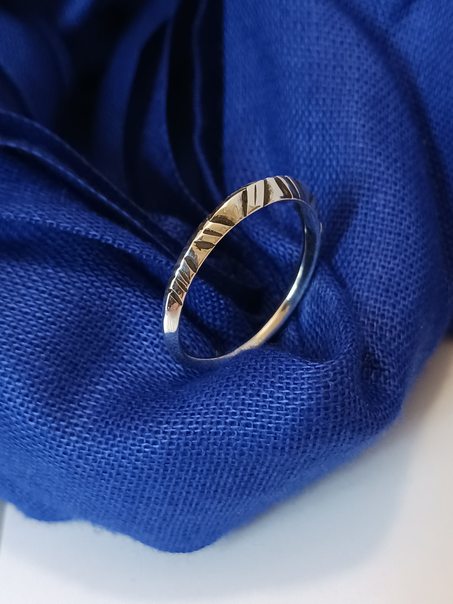 Bague touareg en argent massif