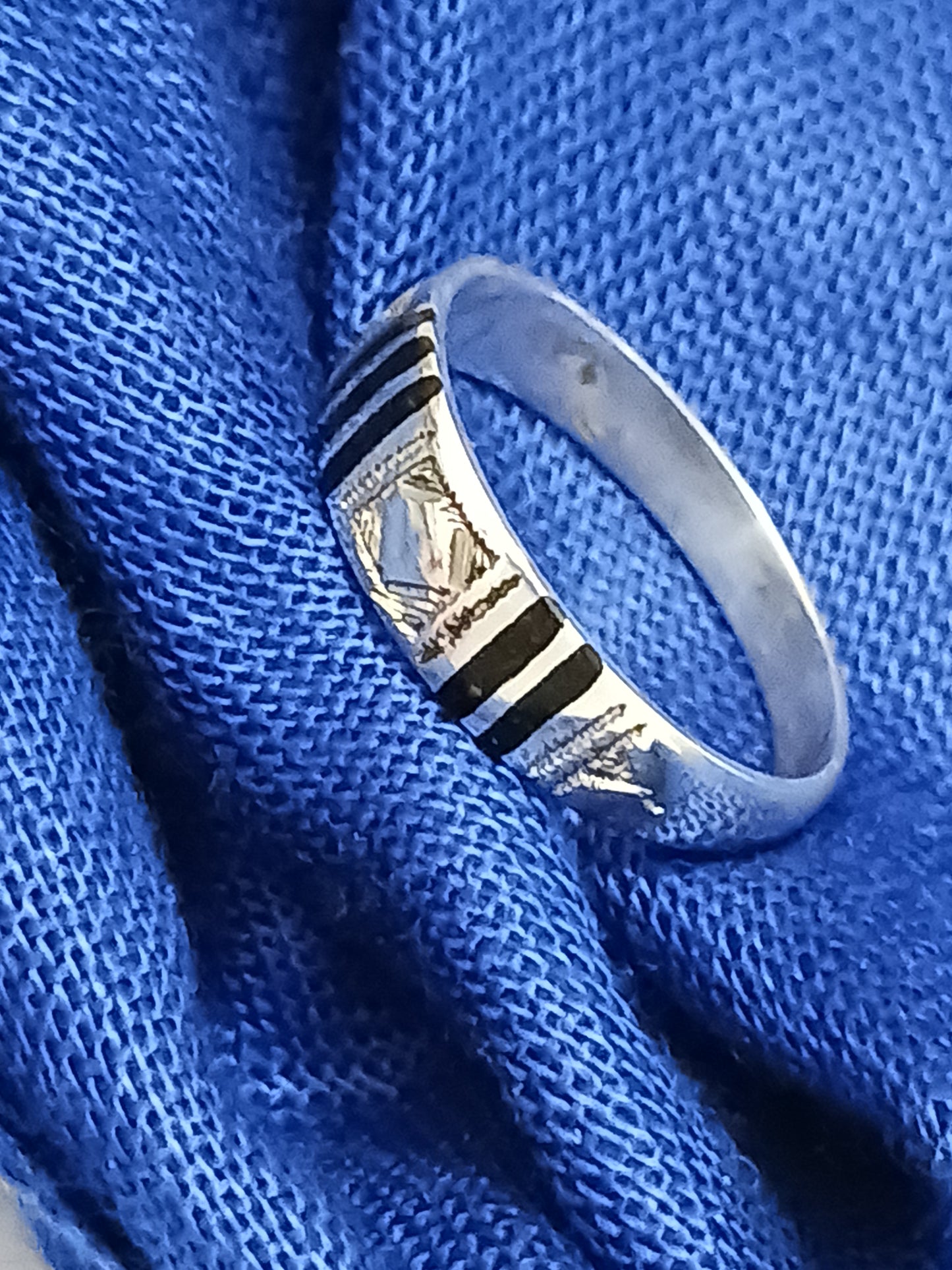 Bague touareg en argent massif