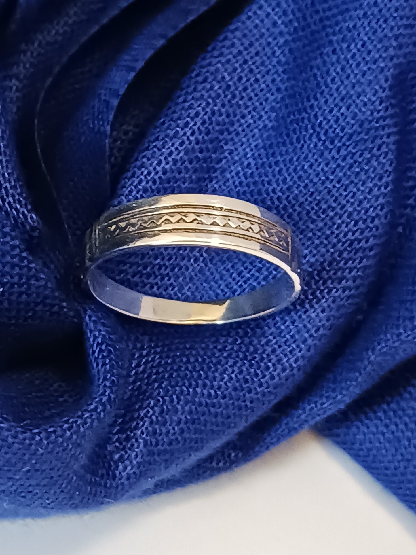 Bague touareg en argent massif