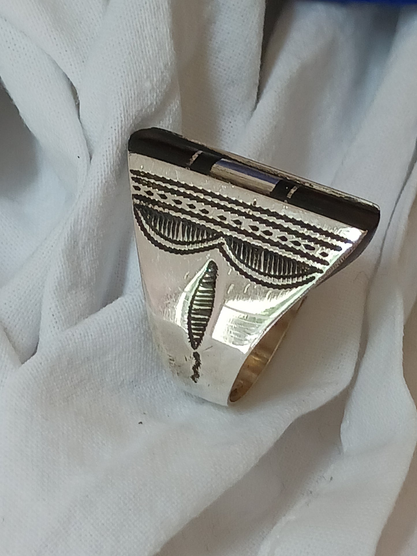 Bague touareg en argent massif
