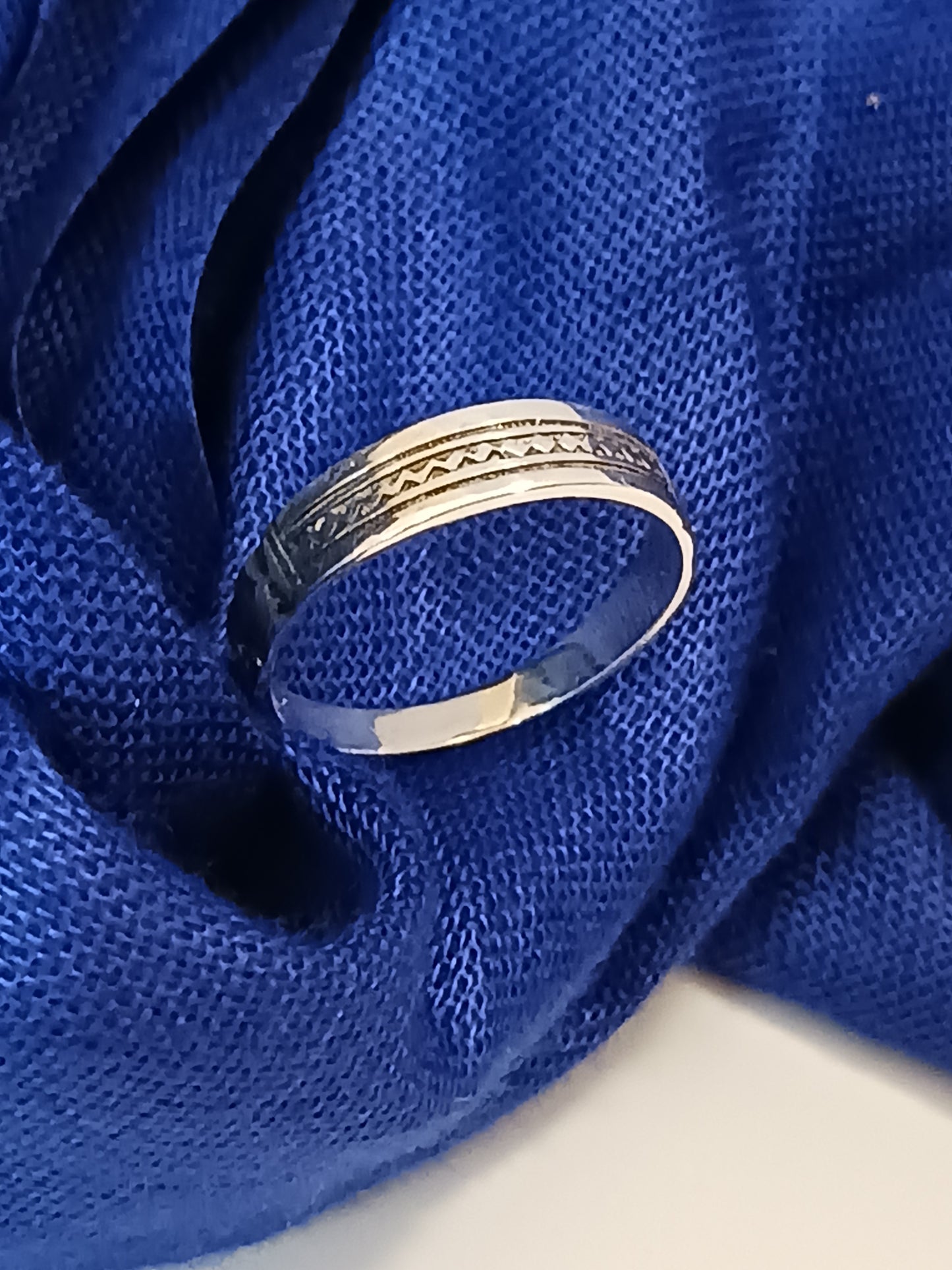 Bague touareg en argent massif