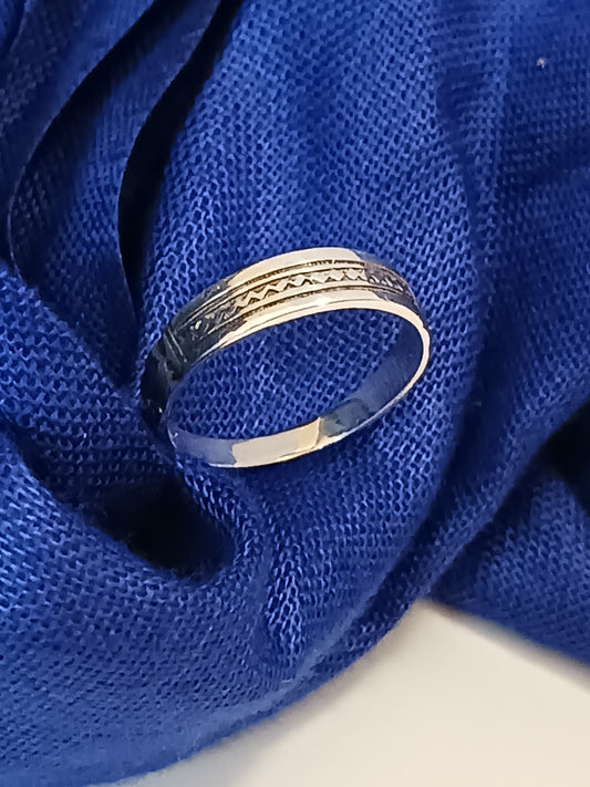 Bague touareg en argent massif