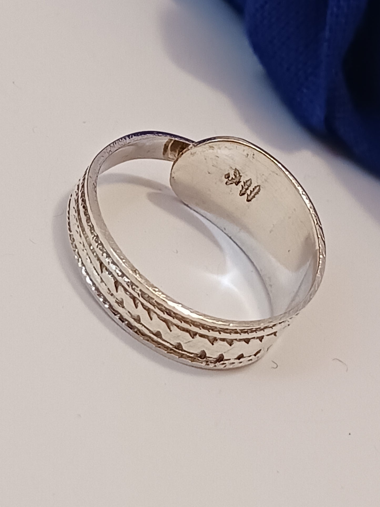 Bague touareg en argent massif